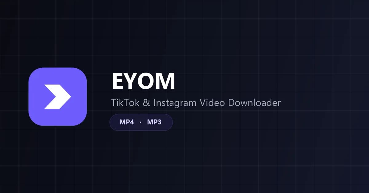 Official eyom.shop video downloader project visual